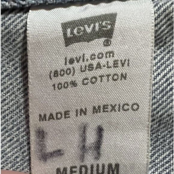 LEVIS STRAUSS CO DENIM JACKET SIZE MEDIUM Women’s Trucker Jean - Picture 6 of 7